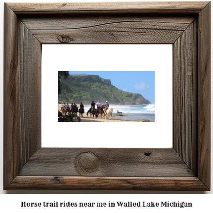 horse trail rides near me in Walled Lake, Michigan